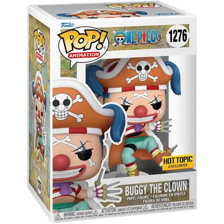 Funko Pop! One Piece: Buggy The Clown #1276 Hot Topic Exclusive