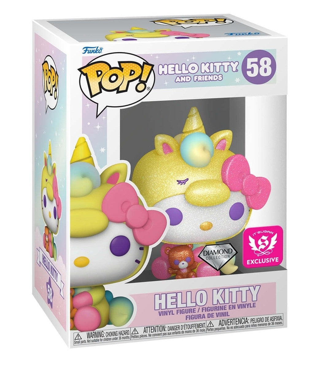 Funko Pop! Hello Kitty: Hello Kitty #58 Diamond Collection It’s Sugar Exclusive