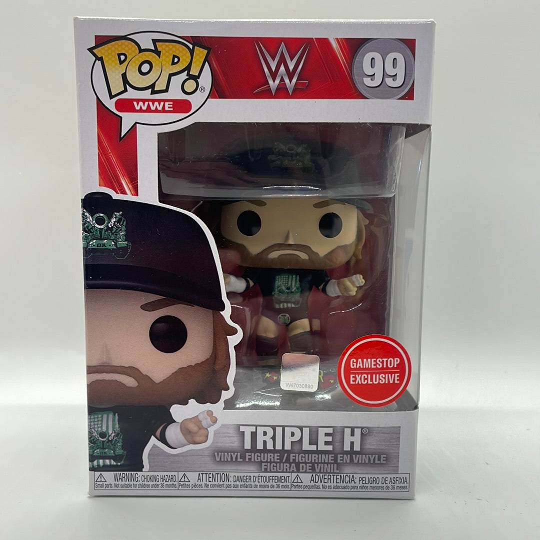 Funko Pop! Triple H #99 GameStop Exclusive (Summer Slam Pin)