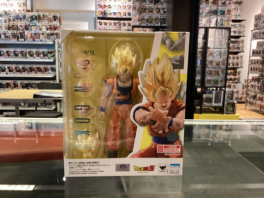 Dbz SH Figuarts SS Goku boxed figure