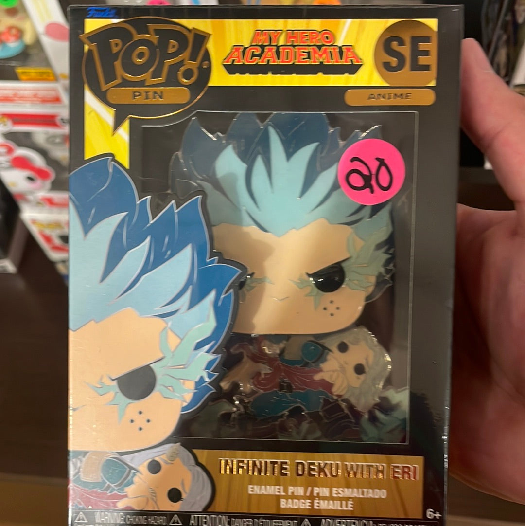 My Hero Academia Infinite Deku w/ Eri Funko Pin