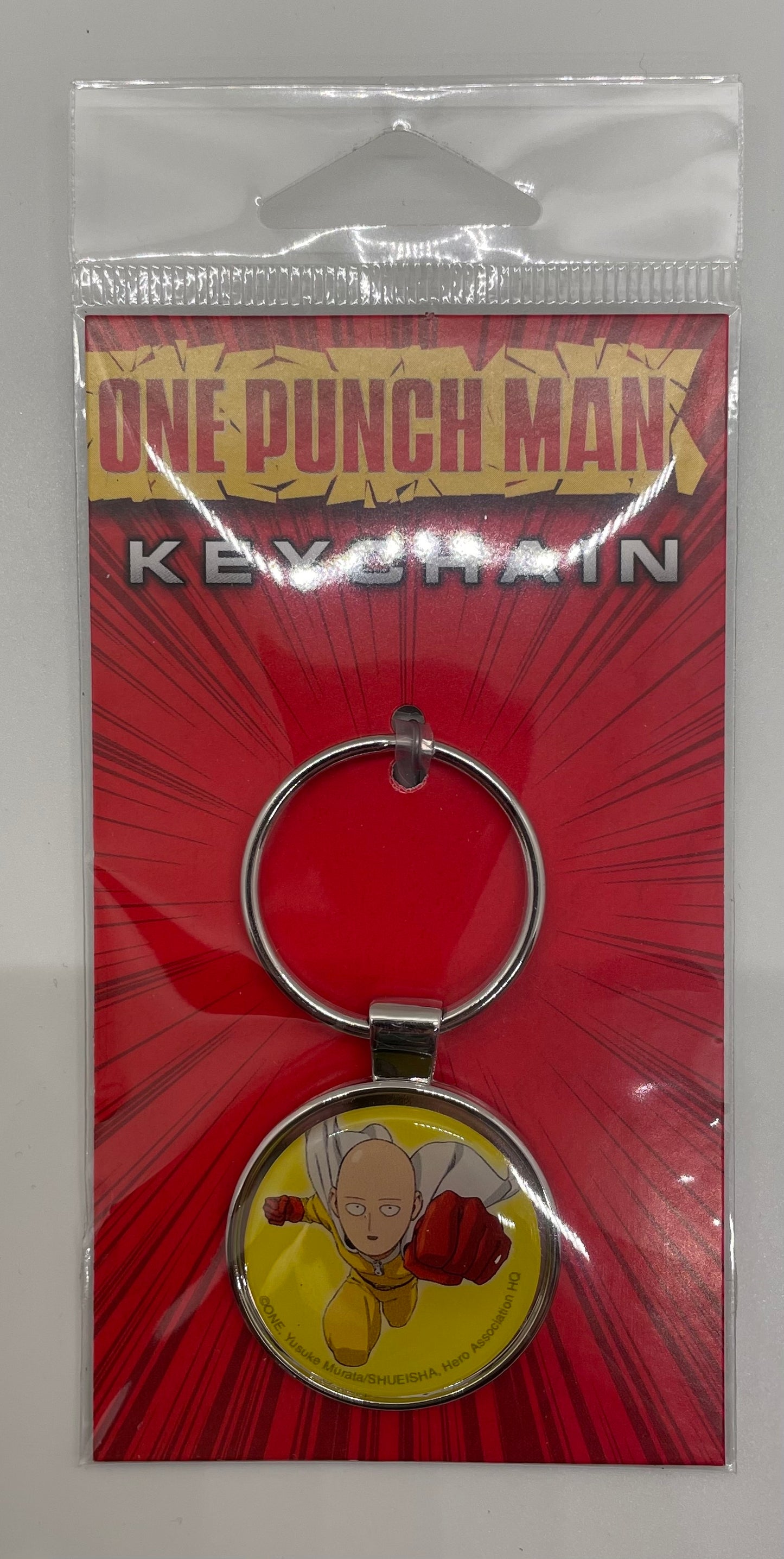 One Punch Man Saitama Keychain