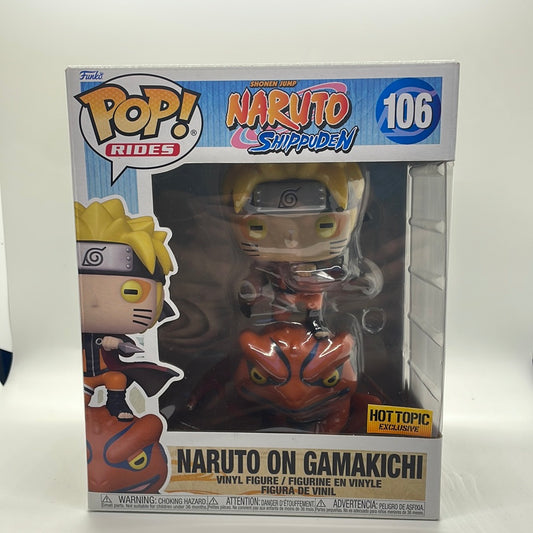 Funko Pop! Naruto On Gamakichi #106 Hot Topic Exclusive