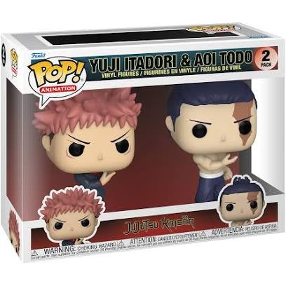 Funko Pop! Jujutsu Kaisen: Itadori & Todo 2-Pack