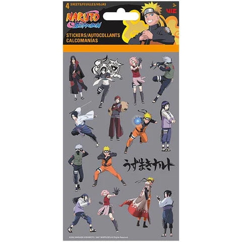 Naruto Shippuden 4 Sheet Stickers