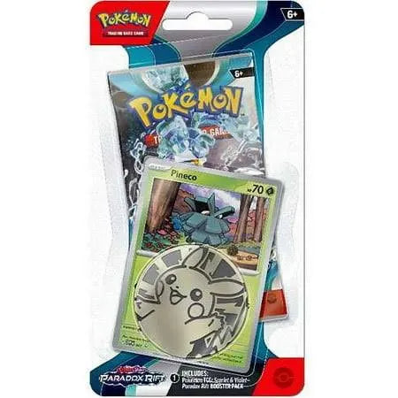 Pokémon Paradox Rift Checklane Blister Pack Pineco