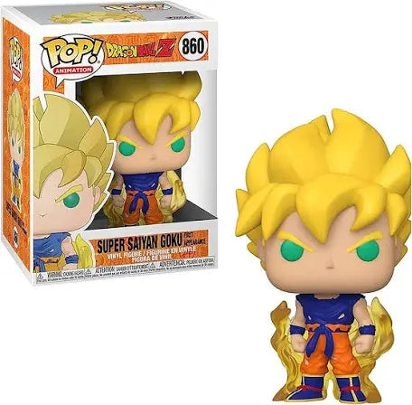 Funko Pop! Dragon Ball Z: Super Saiyan Goku First Appearance #860