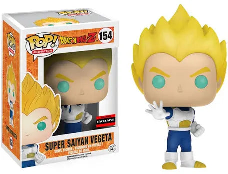 Funko Pop! Dragon Ball Z: Super Saiyan Vegeta #154 AAA Anime Exclusive