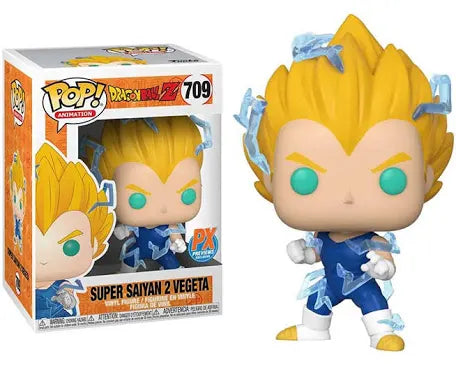 Funko Pop! Dragon Ball Z: Super Saiyan 2 Vegeta #709 PX Previews Exclusive