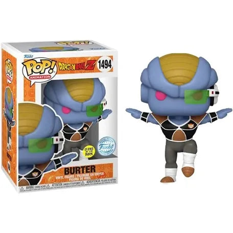 Funko Pop! Dragon Ball Z: Burter #1494 Entertainment Earth Exclusive Glow In The Dark