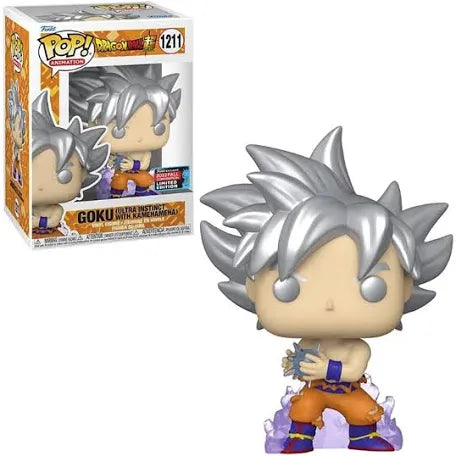 Funko Pop! Dragon Ball Super: Goku (Ultra Insticnt with Kamehameha) #1211 2022 Fall Convention