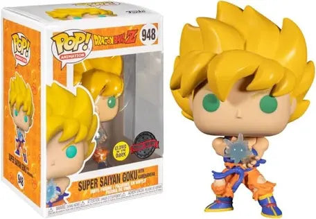 Funko Pop! Dragon Ball Z: Super Saiyan Goku With Kamehameha #948 Diamond Collection Special Edition