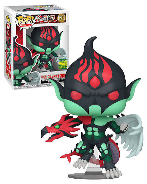 Funko Pop! Yugioh: Elemental Hero Flame Wingman #1609 2024 Summer Convention