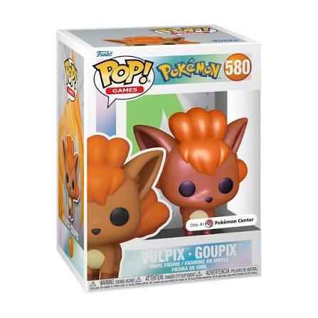 Funko Pop! Pokémon: Vulpix #580 Pokemon Center Exclusive