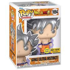 Funko Pop! Dragon Ball Super: Goku (Ultra Instinct) #1694 Hot Topic Exclusive GITD