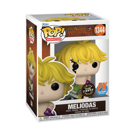 Funko Pop! Seven Deadly Sins: Meliodas #1344 Chase Special Edition