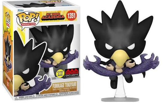Funko Pop! My Hero Academia: Fumikage Tokoyami #1351 AAA Anime Exclusive GITD