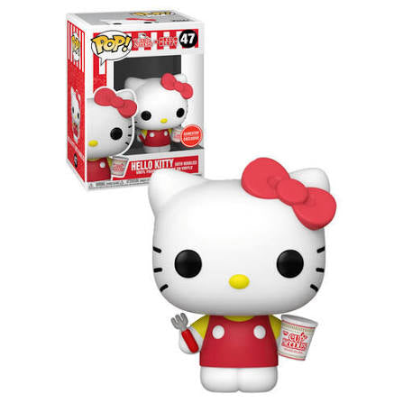Funko Pop! Cup Noodles x Hello Kitty: Hello Kitty (With Noodles) #47 GameStop Exclusive