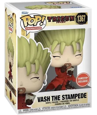 Funko Pop! Figure & T-Shirt - Trigun: Vash GameStop Exclusive