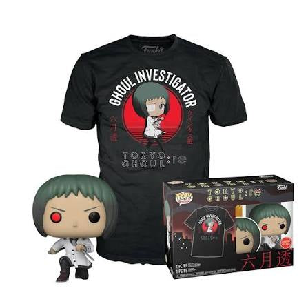 Funko Pop! Figure & T-Shirt - Tokyo Ghoul Re: Toru Mutsuki GameStop Exclusive
