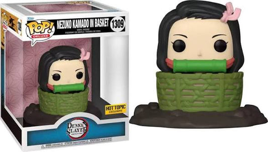 Funko Pop! Deluxe - Demon Slayer: Demon Slayer: Nezuko Kamado In Basket #1309 Hot Topic Exclusive