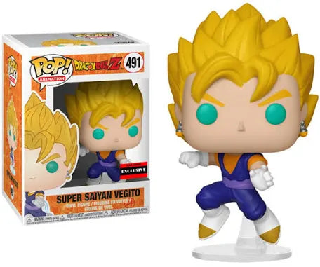 Funko Pop! Dragon Ball Z: Super Saiyan Vegito #491 AAA Anime Exclusive