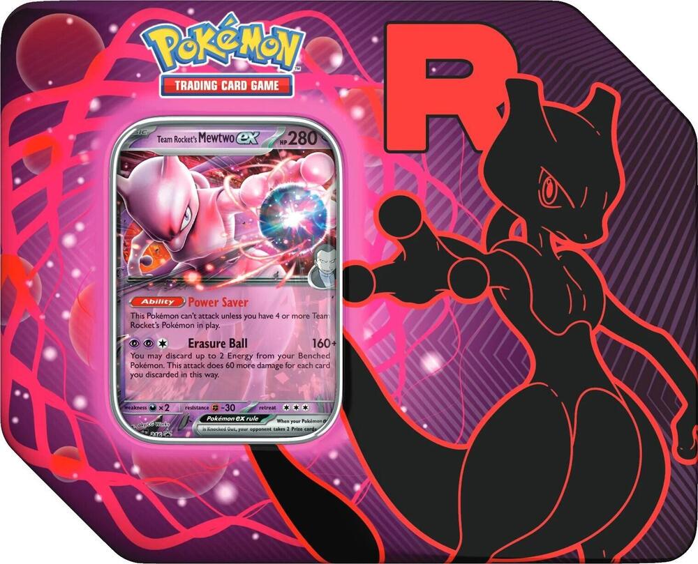 Pokémon Team Rockets Mewtwo Tin
