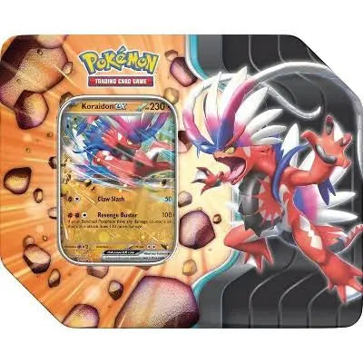 Pokémon Slashing Legends Koraidon Ex Tin