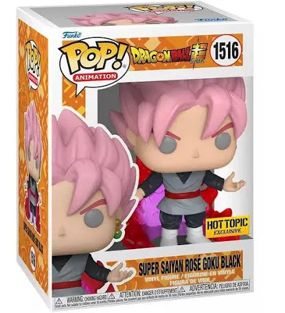 Funko Pop! Super Saiyan Rosé Goku Black #1516 Hot Topic Exclusive