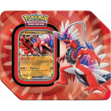 Pokémon Koraidon Ex Paldea Legends Tin