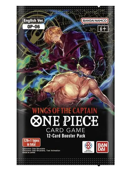 One Piece Card Game Wings Of The Captain OP06 English Booster Pack