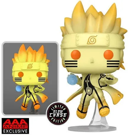 Funko Pop! Naruto: Naruto Uzumaki Kurama Link Mode #1465 AAA Exclusive Chase