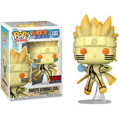 Funko Pop! Naruto: Naruto Uzumaki Kurama Link Mode #1465 AAA Exclusive