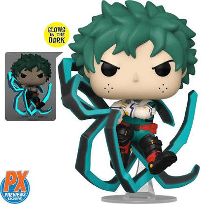 Funko Pop! My Hero Academia - Izuku Midoriya Blackwhip (Glow in the Dark) #1347 PX Previews Exclusive