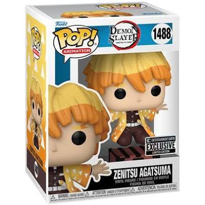 Funko Pop! Demon Slayer - Zenitsu Protecting Nezuko's Box #1488 Entertainment Earth Exclusive