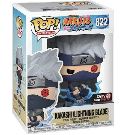 Funko Pop! Naruto: Kakashi (Lightning Blade) #822 GameStop Exclusive