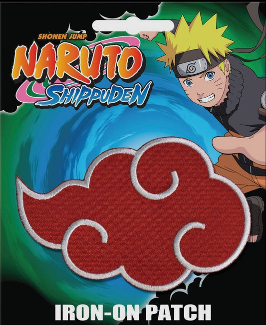 Naruto Shippuden Akatsuki Cloud Iron-On Patch