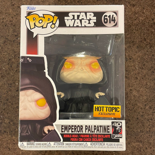 Funko Pop! Emperor Palpatine Hot Topic Exclusive #614