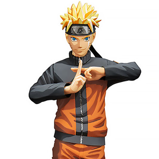 Naruto: Shippuden Naruto Uzumaki Manga Dimensions Grandista Nero Statue 10 1/2-Inch