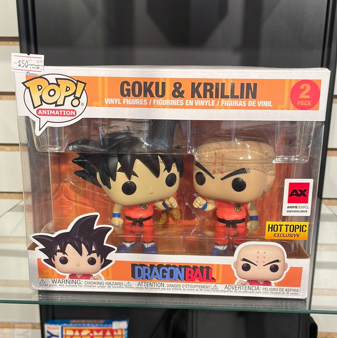 Funko Pop! Goku & Krillin Anime Expo 2023 Hot Topic Exclusive