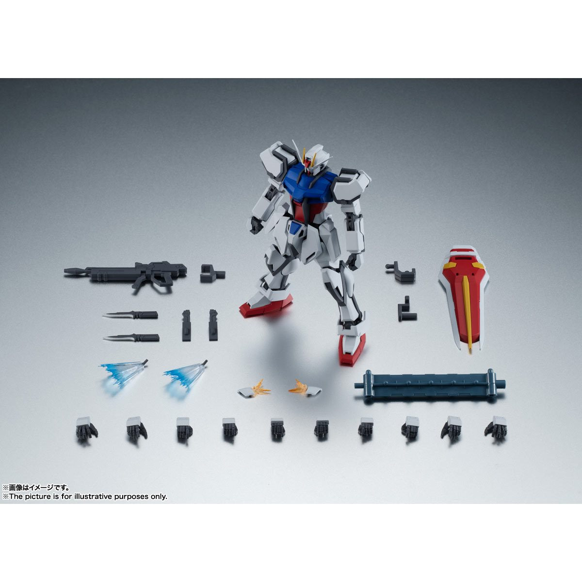 Mobile Suit Gundam Seed Side MS GAT-X105 Strike Gundam version A.N.I.M.E. The Robot Spirits Action Figure