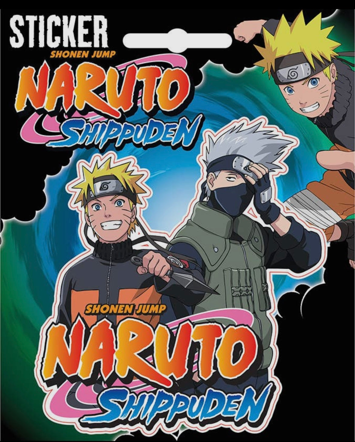 Naruto Shippuden Naruto & Kakashi Sticker