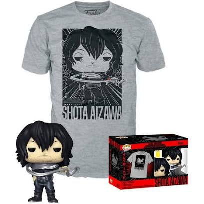Funko Pop & Tee! My Hero Academia: Shota Aizawa Small