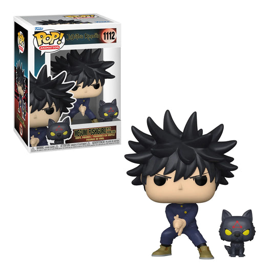 Funko Pop! Jujutsu Kaisen: Megumi Fushiguro w/ Divine Dog #1112