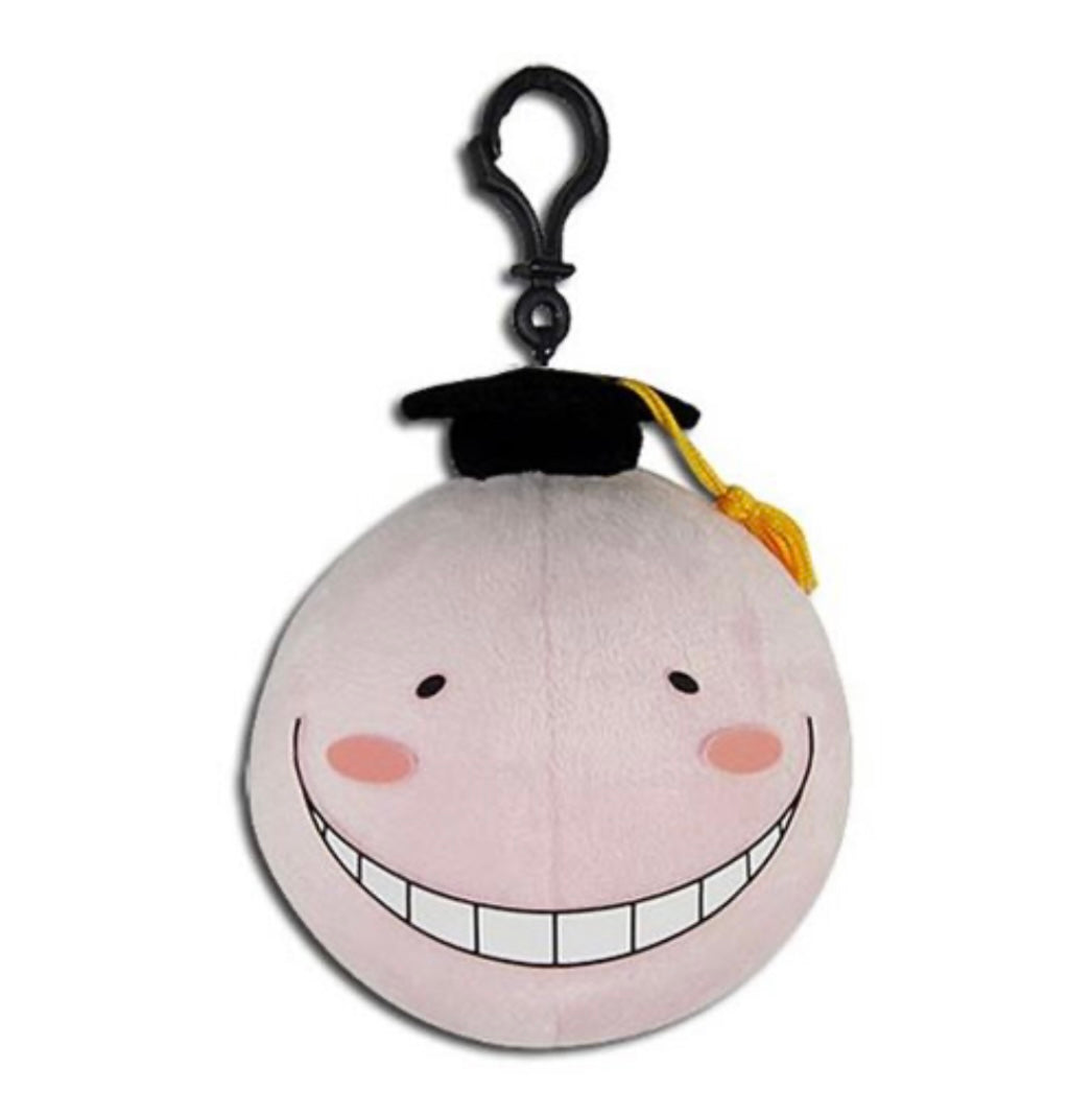 Assassination Classroom Pink Korosensei 4-Inch Keychain Plush