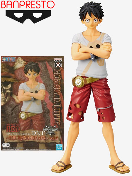 One Piece Monkey D. Luffy The Grandline Men Vol. 6 Banpresto Figure