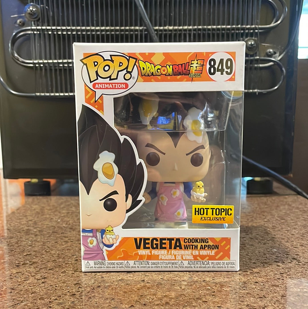 Funko Pop! Vegeta Cooking w/ Apron Hot Topic Exclusive #849