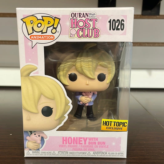 Funko Pop! Ouran Host Club: Honey with Bun Bun #1026 Hot Topic Exclusive