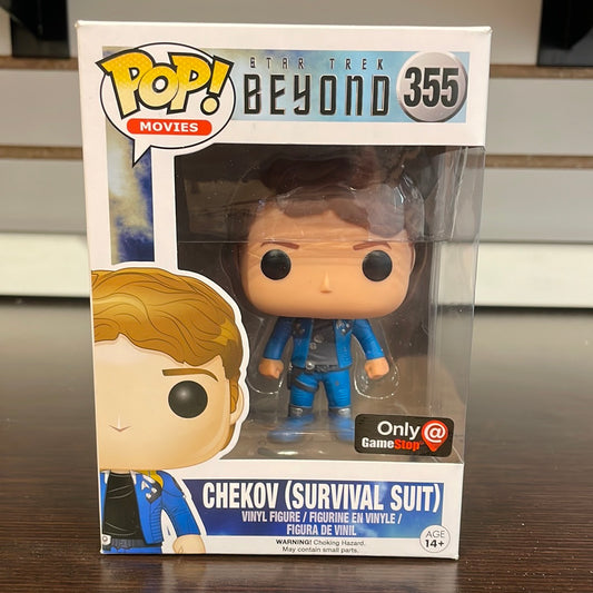 Funko Pop! Star Trek: Chekov (Survival Suit) #355 GameStop Exclusive