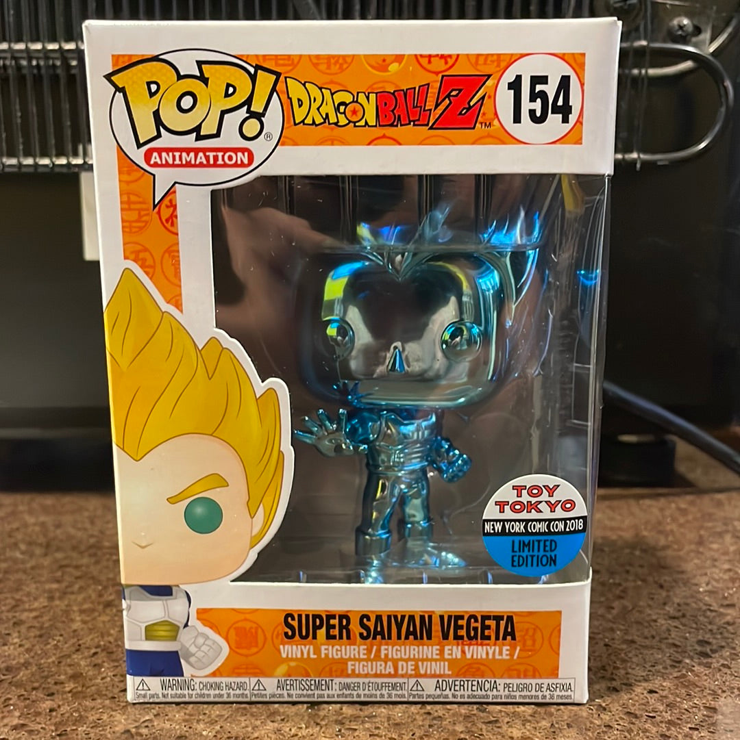 Funko Pop! Super Saiyan Vegeta Toy Tokyo NY Comic Con 2018 #154